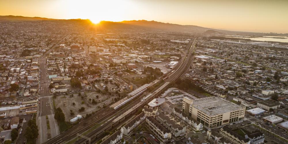 An aerial view of Contra Costa County.
