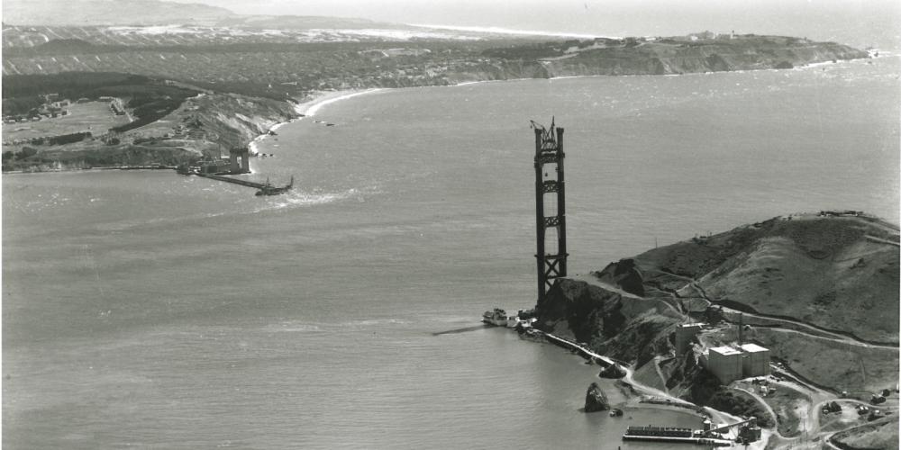 Golden Gate Bridge north tower