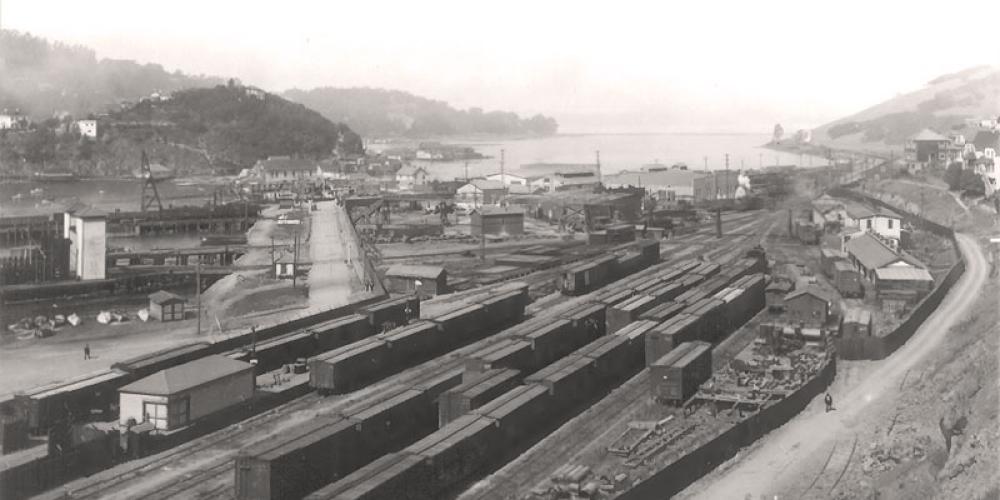 Point Tiburon train depot