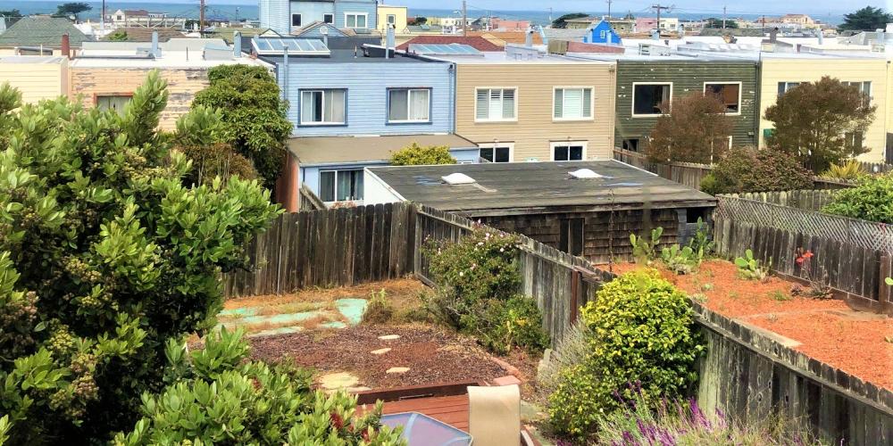 Backyards in San Francisco