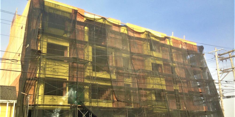 Units under construction in San Francisco.