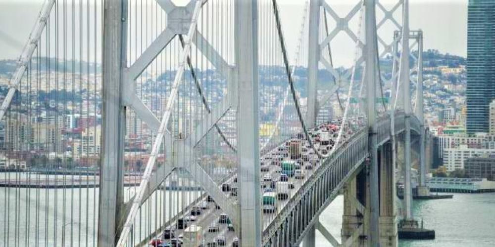Bay Bridge traffic.