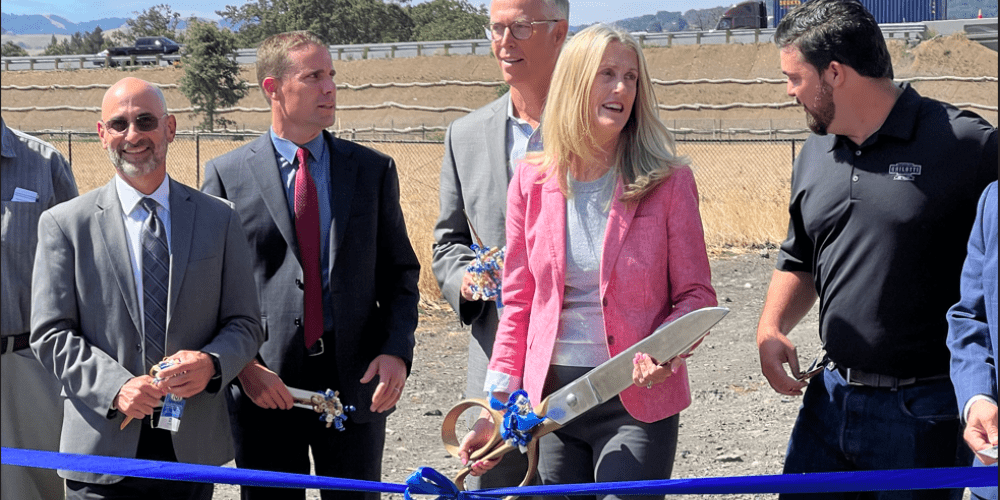 Petaluma Highway 101 ceremony