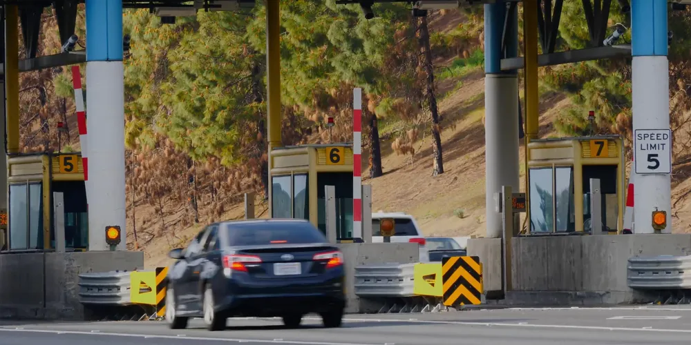 Toll plaza
