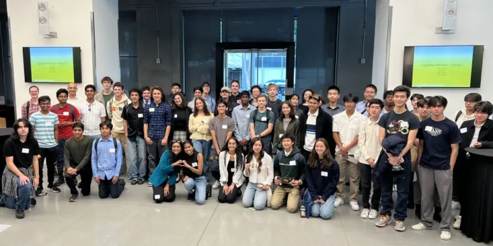 High school interns