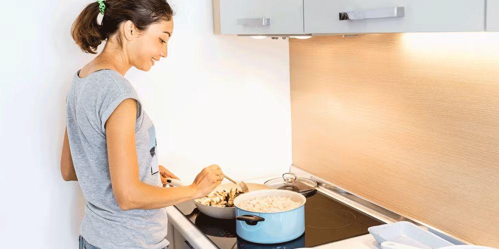 Induction cooking