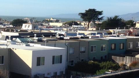 Backyards in San Francisco.