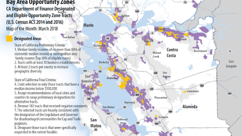 Map of the Month March 2018 - CA Opportunity Zones