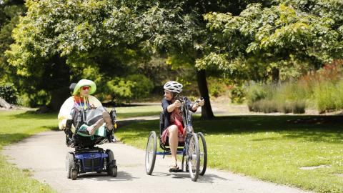 Adaptive biking