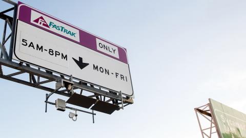Express lanes toll