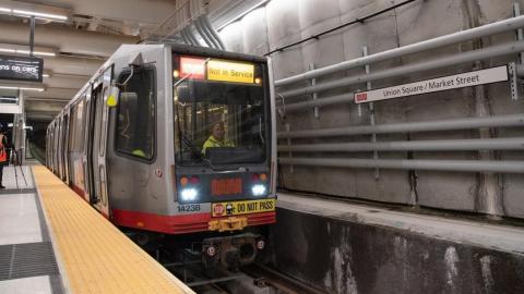 Central Subway testing