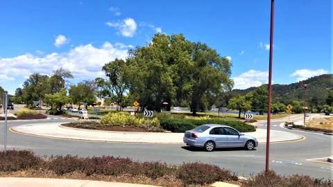 Roundabout in Marin County