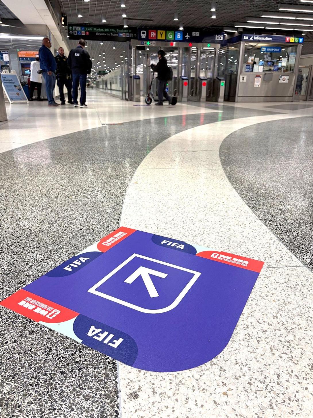 World Cup Powell BART station